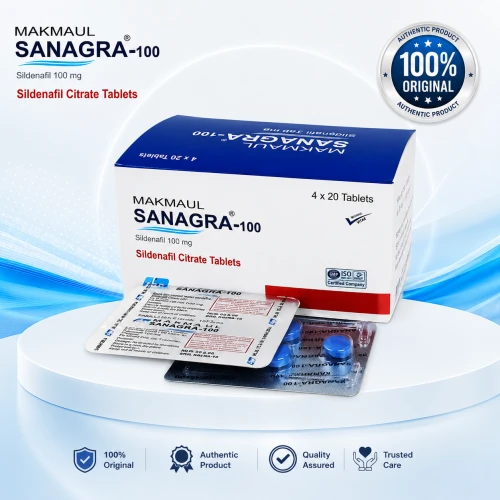 Makmaul Sanagra 100mg Tablets (80 Tablets Full Box) | Original Men's Wellness Herbal Supplement