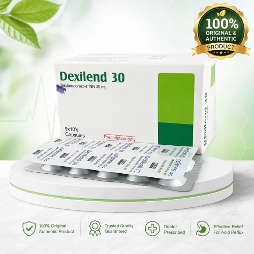 Dexilend 30 Capsule 30mg | Dexlansoprazole | Proton Pump Inhibitor (PPI) for GERD, Acid Reflux & Heartburn | Ziska Pharmaceuticals